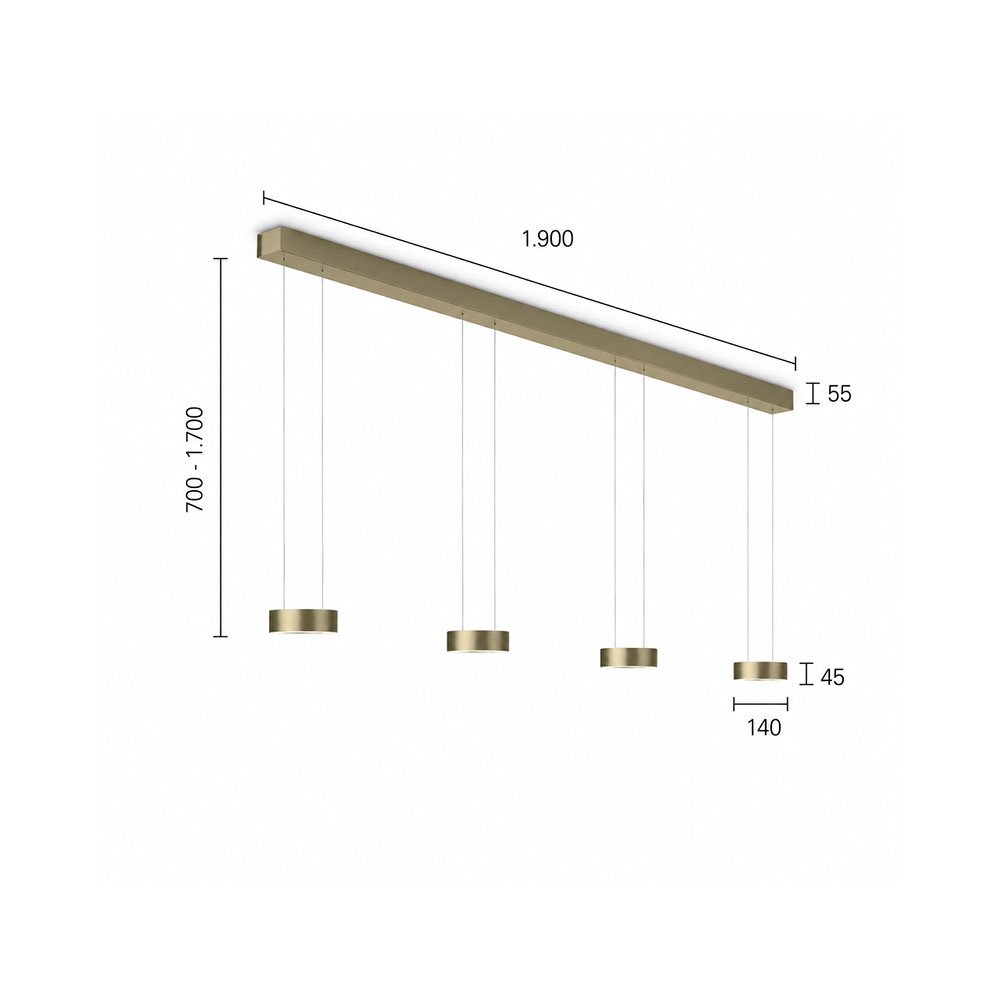 ZERA-4 LED-Hängelampe – Bild 7