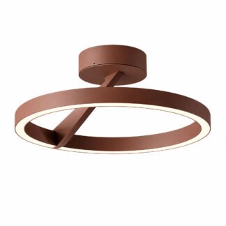 Elegante OREGON LED-Deckenlampe in hochwertiger Bronze-Optik
