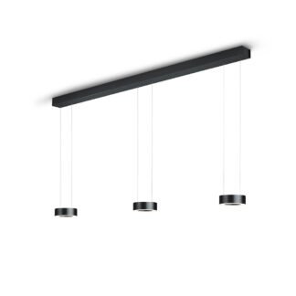 ZERA-3-Max LED-Hängeleuchte in Schwarz von Knapstein Germany