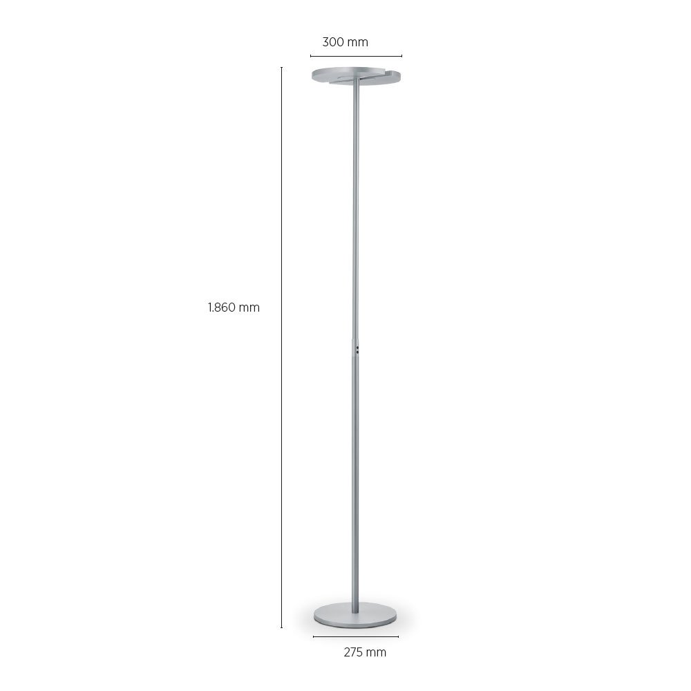 Masse der TALEA LED-Stehlampen von Knapstein Germany
