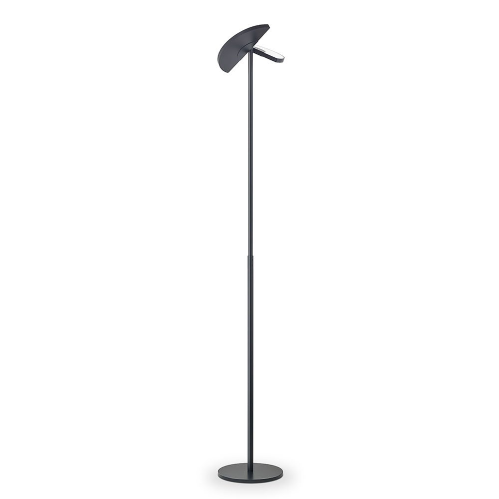 Die TALEA LED-Stehleuchte in edlem Schwarz verbindet modernes Design mit beeindruckender Lichtleistung.