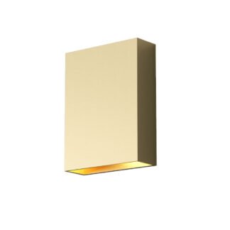 MEMPHIS LED-Wandlampe in Gold gebürstet