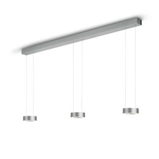 ZERA-3-Max LED-Hängelampe in Mattnickel von Knapstein Germany
