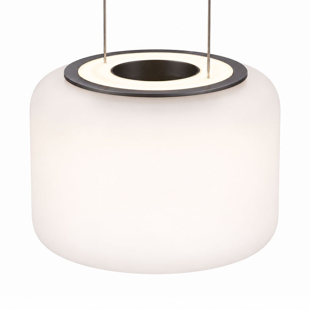 Detailansicht Opalglas Weiss matt der SIDRA LED-Pendelleuchten