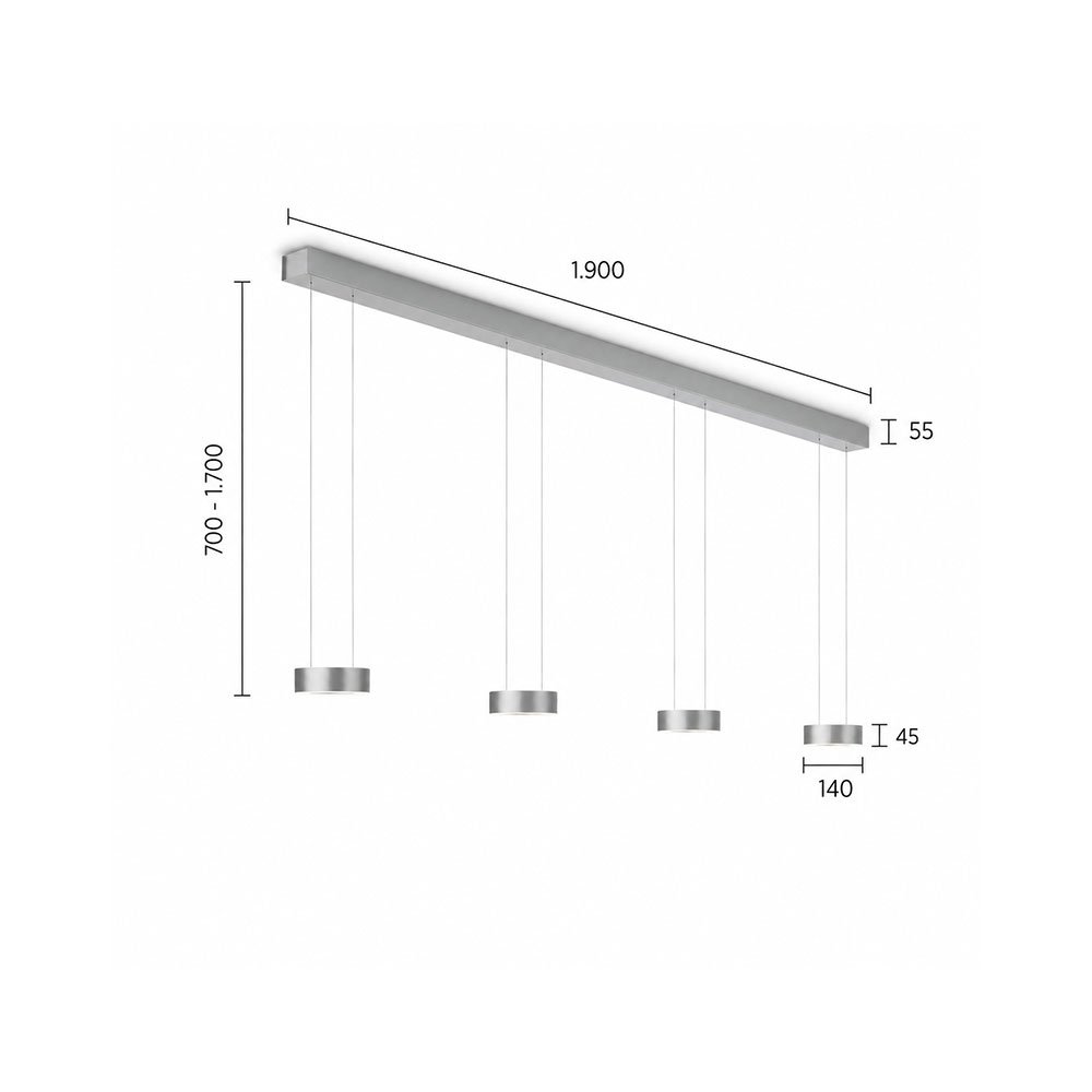 ZERA-4 LED-Hängelampe – Bild 8