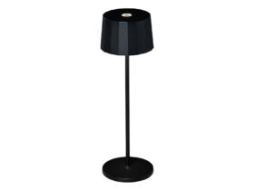 POSITANO LED-Tischlampe mit Akku in schwarz