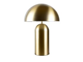 Dimmbare BEST Tischleuchte gross aus Metall gold matt von mondilux