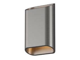 DIAZ LED-Wandlampe gross gun metal von mondilux