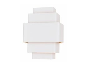 LAYERS Wandleuchte in der Farbe weiss