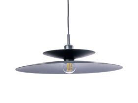 LINARES Hängelampe E27 in schwarz von mondilux