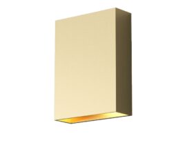 MEMPHIS LED-Wandlampe in Gold gebürstet
