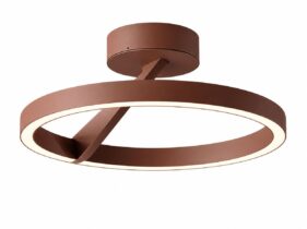 Elegante OREGON LED-Deckenlampe in hochwertiger Bronze-Optik