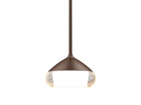 Dimmbare PHOENIX LED-Haengeleuchte in der Farbe bronze gebürstet metal von mondilux