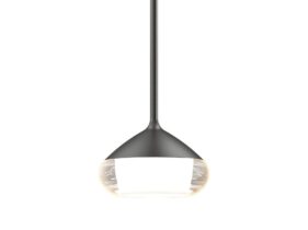 Dimmbare PHOENIX LED-Haengeleuchte in der Farbe gun metal von mondilux