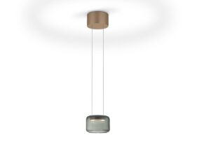 SIDRA-1 LED-Hängeleuchte sand metallic von Knapstein Germany