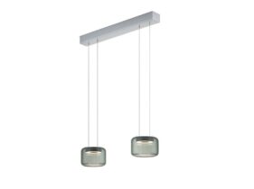 SIDRA-2 LED-Hängeleuchte mattnickel von Knapstein Germany