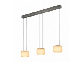 SIDRA-3 LED-Pendelleuchte in Graphit und Opalgläser Weiss matt SIDRA-3 LED-Pendelleuchte in Graphit und Opalgläser Weiss matt
