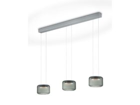 SIDRA LED-Hängeleuchte 120 cm mattnickel von Knapstein Germany