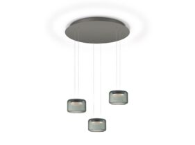 SIDRA-RONDO LED-Hängeleuchte graphit von Knapstein Germany SIDRA-RONDO LED-Hängeleuchte graphit von Knapstein Germany