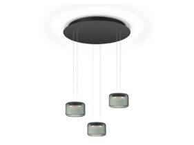 SIDRA-RONDO LED-Hängeleuchte schwarz von Knapstein Germany SIDRA-RONDO LED-Hängeleuchte schwarz von Knapstein Germany