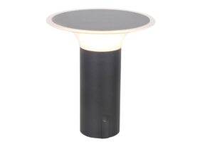 PERETA Solar-Tischleuchte - aufladbar über Solar oder USB