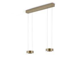 ZERA-2 LED-Hängeleuchte in Effekt bronze von Knapstein Germany