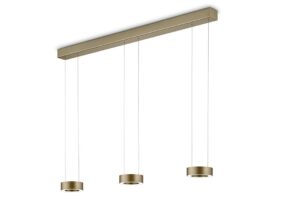 ZERA-3 LED-Hängeleuchte in Effekt bronze von Knapstein Germany
