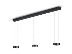 ZERA-3-Max LED-Hängeleuchte in Schwarz von Knapstein Germany ZERA-3-Max LED-Hängeleuchte in Schwarz von Knapstein Germany