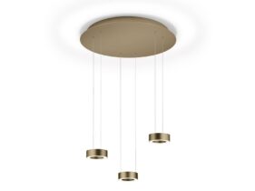 ZERA-RONDO Pendelleuchte in Effekt bronze von Knapstein Germany ZERA-RONDO Pendelleuchte in Effekt bronze von Knapstein Germany